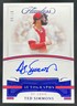 2021 Panini Flawless Autographs Sapphire #FA-TS Ted Simmons Autograph Auto /10