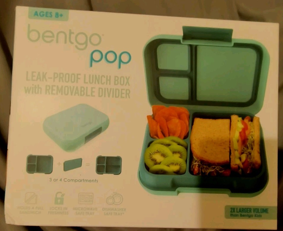 Bentgo Popz Lunch Box , Microwave Safe Tray, Dishwasher Safe