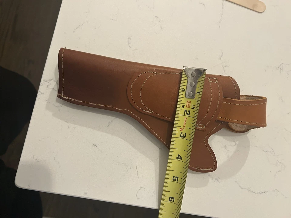 New Barsony Leather 360Carry 12 Option IWB OWB C/D Holster for 4"-5” Revolve - Image 4 of 4