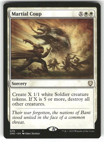 Martial Coup 79 Commander: Phyrexia: All Will Be One