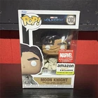 Funko Pop! Marvel Studios Moon Knight #1302 Amazon Exclusive Glow Vinyl