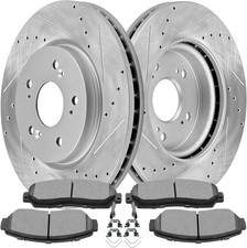 SCITOO Front Brake Kits 31455 Brake Rotors D1521-7994 Brake Pads Fit For Acura