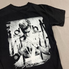 Justin Bieber Purpose World Tour Black T-Shirt Sz M