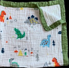 Cotton Muslin Baby Toddler Child Blanket Quilt 43" x 43" Super Soft High Quality