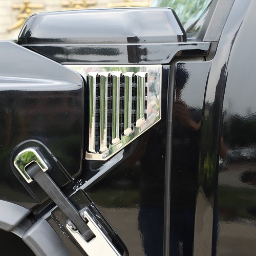 Fits For HUMMER H2 FRONT HOOD & SIDE AIR INTAKE VENT COVERS CHROME 2003-2009 US - Picture 7 of 24