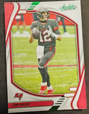 Tom Brady 2021 absolut football panini green parallel