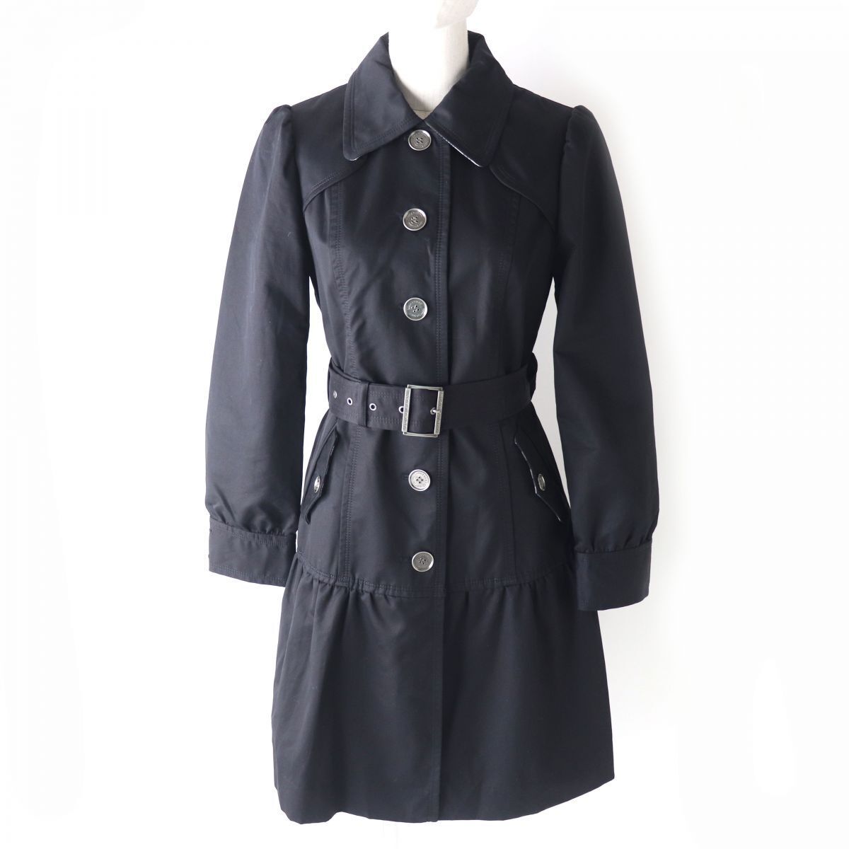 ジャケット・アウター BURBERRY BLUE LABEL trench coat 38 BURBERRY Blue Label Logo button Single Trench coat Size 38