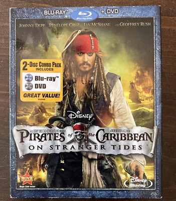 Brand New Pirates of the Caribbean: On Stranger Tides (Blu-ray + DVD ...
