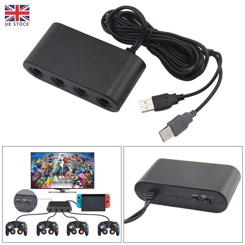 4-Port Controller Adapter für Nintendo GameCube für Switch & Wii U & PC