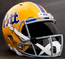 *CUSTOM* PITTSBURGH PITT PANTHERS NCAA Riddell Speed AUTHENTIC Football Helmet