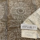 Vintage Mid Century Modern WEST GERMAN 70s Retro Fabric Sunflower Flower Floral — photo 5