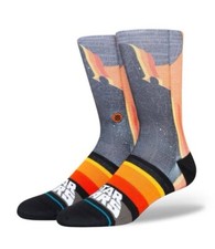 STANCE x STAR WARS Darth By Jaz Crew Socks Men's L 9-13 Darth Vader