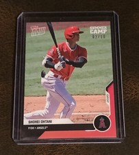 2020 TOPPS NOW #OD-489 SHOHEI OHTANI SUMMER CAMP NUMBERED 2/10 RED PARALLEL