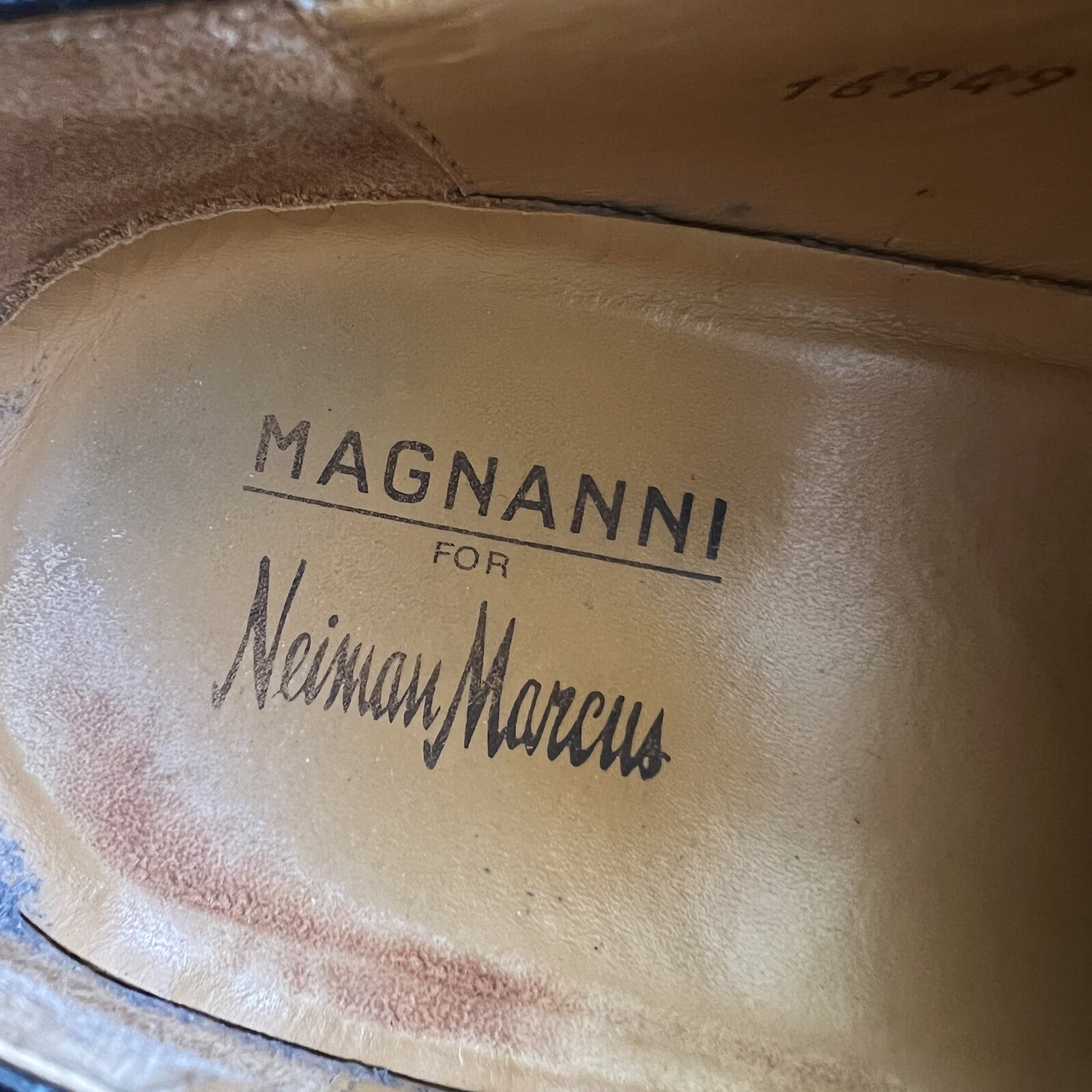 SAOLA Magnanni Benjamin punta nera Oxford taglia 10 5 M stile 16949