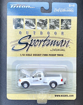 Ertl Outdoor Sportsman Ford F150 Truck Triton White Diecast 1:64 Scale 2001 New!