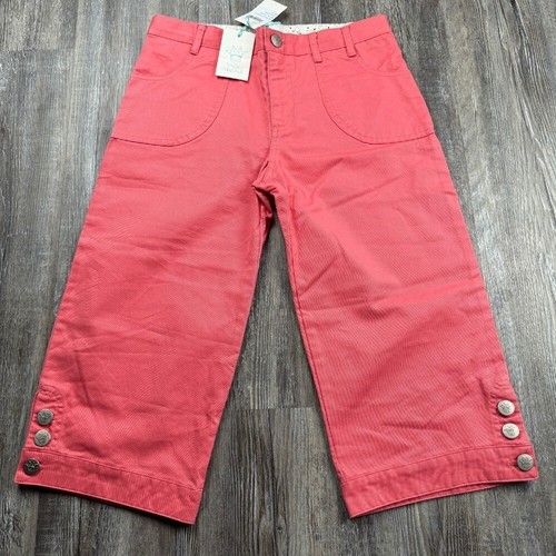 NEW Marie Chantal Girls Size 10 Tigger Lilly Coral Cropped Pants NWT - Picture 6 of 8