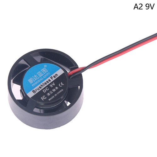1Pc Notebook Micro Cooling Fan 25.5x10mm 5/9/12/24V Round Mini For Led Lamps - Afbeelding 14 van 16