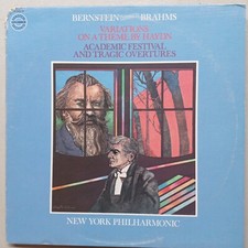 LEONARD BERNSTEIN CONDUCTS BRAHMS NEW YORK PHILHARMONIC VINYL LP 106-67