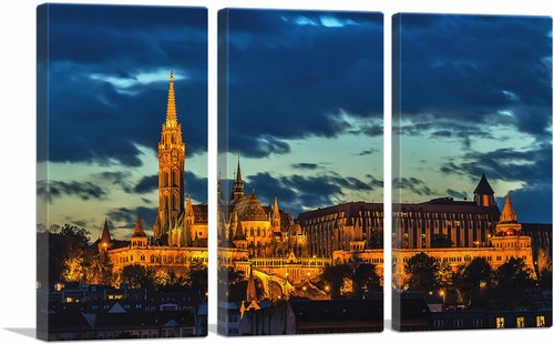 ARTCANVAS Mathias Church Budapest Hungary Canvas Art Print - Picture 2 of 15