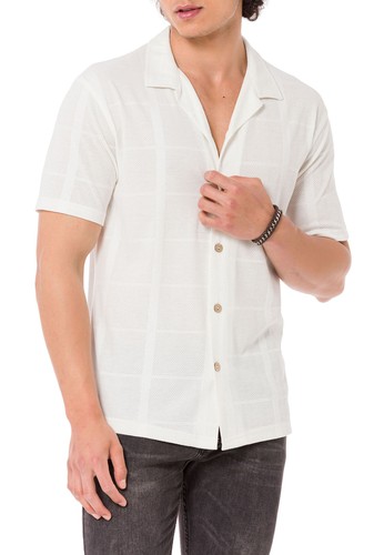 Redbridge Herren Hemd kurzarm Hemden Sommer Freizeithemd Reguar Fit gestreift - Picture 12 of 41