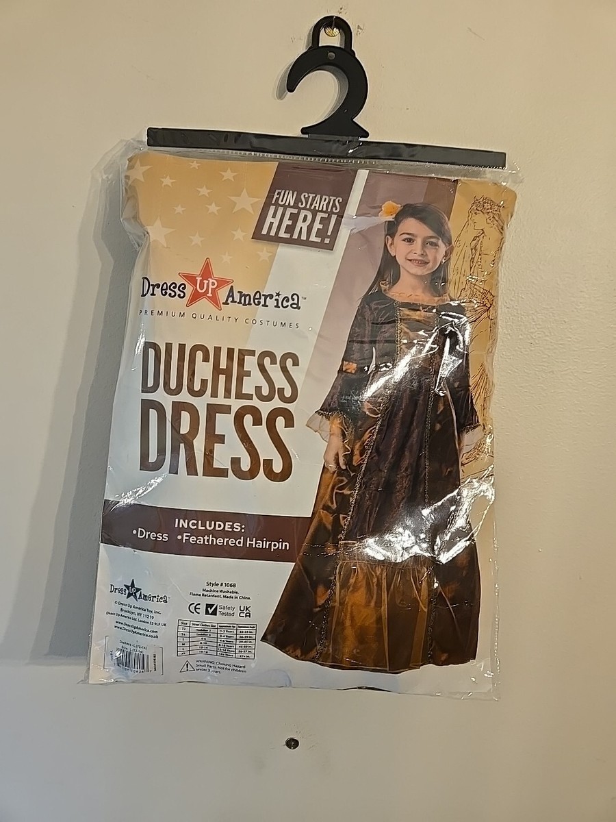 Dress-Up-America Duchess Costume for Girls - Medieval Renaissance