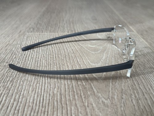 RARE TAG Heuer Reflex 3 TH 3941-013 Rimless Glasses 56/16 Pure/Gris Fonce Unisex - Picture 9 of 14