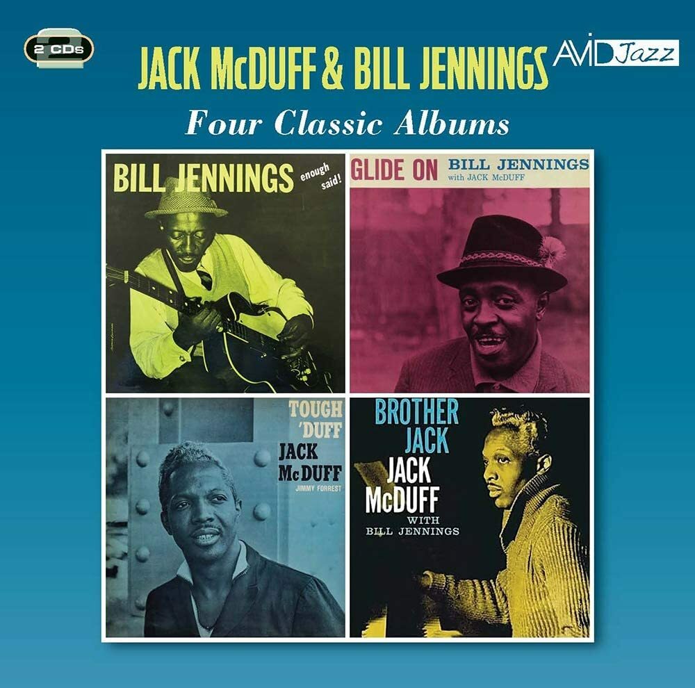 Jack McDuff & Bill Jennings Four Classic Albums 2-CD NEW SEALED Remastered Jazz