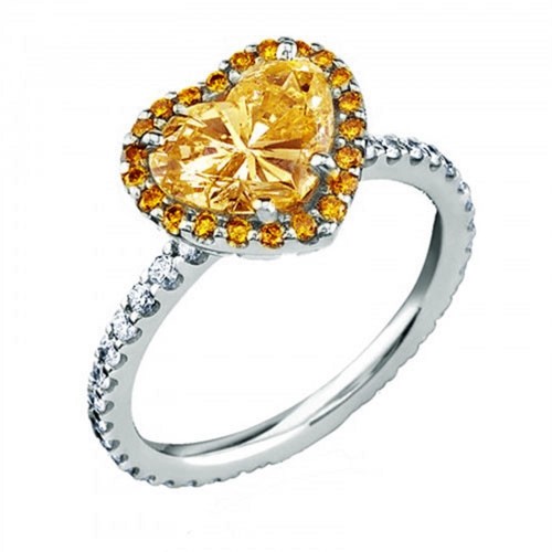 Anello Fede Nuziale Uomo 1,50 Ctw Diamante Simulato Taglio Tondo - Placcato Oro Giallo 925