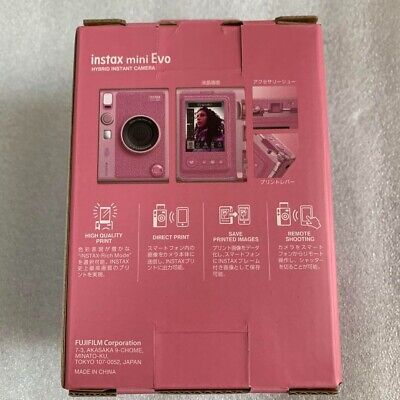NEW RARE Fujifilm INSTAX MINI EVO PINK C instax Japan only NEW RARE Fujifilm INSTAX MINI EVO PINK C instax Japan only