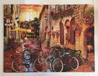 MILTON BRADLEY BIG BEN LUXE PUZZLE “BIKING IN TUSCANY” 500 PIECES COMPLETE — photo 4