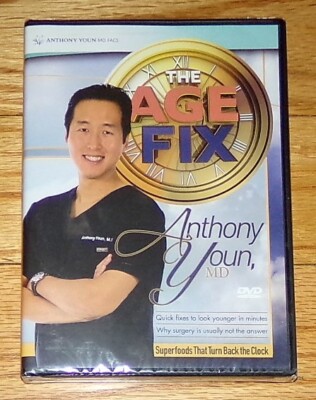 The Age Fix: Superfoods That Turn Back the Clock (DVD 2016) Anthony Youn, MD NEW