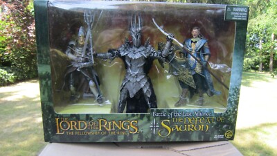 ToyBiz Herr Der Ringe Geschenkpackung Die Niederlage Des Sauron Figurine