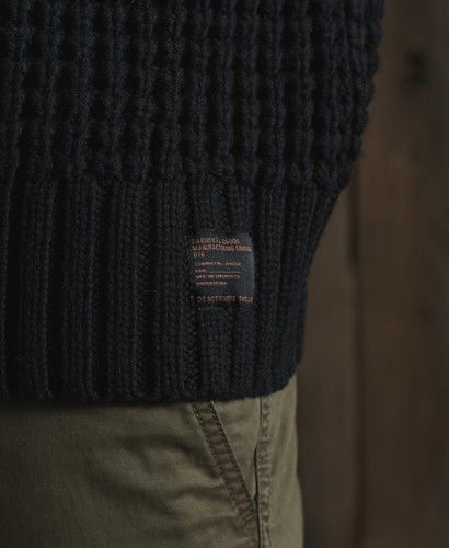 Superdry Mens Petersen Roll Neck Jumper 