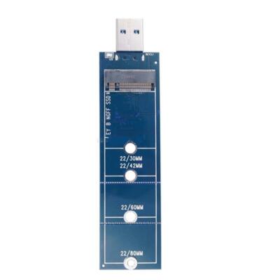M.2 to USB Adapter NVMe to USB 3.0 Reader Card SSD (B+M Key-SATA Based) NGFF SSD