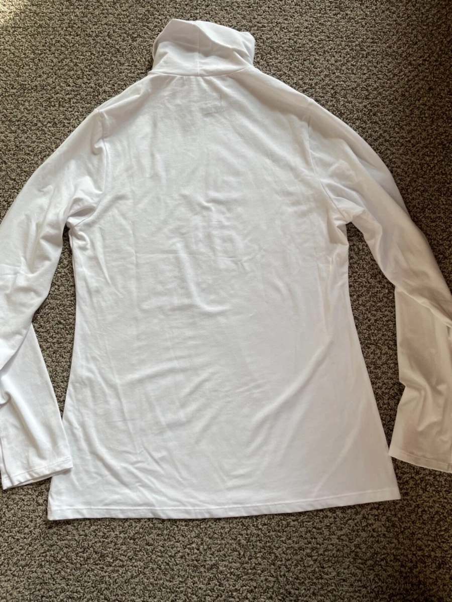 Felina Women Turtleneck Long Sleeves White size L eBay