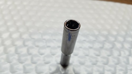 NUEVO Craftsman -G2- 44403 6mm 6pt 1/4" Drive Deep Socket - Imagen 5 de 5