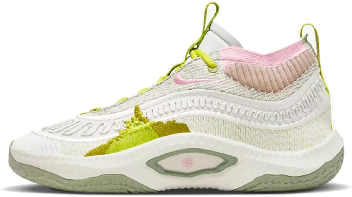 $169 Nike Cosmic Unity 3 Mens Basketball Sneaker Shoes White DV9087-001 Size 13 Nike Cosmic Unity 3 Phantom Bright Cactus - DV9087-001 main image 3