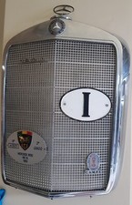 MERCEDES W120 PONTON Grillmaske   Kühlergrill komplett mit Alugitter, original