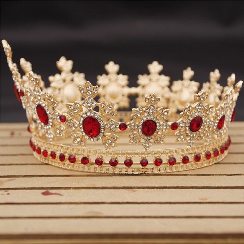 Luxury Wedding Crown Bride Tiaras and Crowns Hair Jewelry Diadem Prom Headdress - Picture 17 of 29