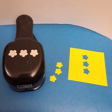 Stampin Up Punch Large TRIO THREE FLOWER Whale Tail Style Paper Shapers Cutter