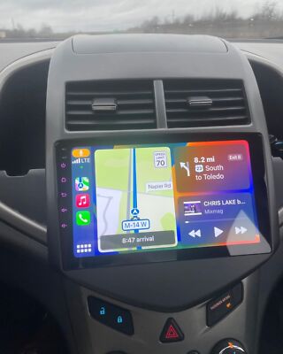 For Chevrolet Aveo Sonic 2012-2016 Android 12 Car GPS NAVI Stereo Radio Carplay