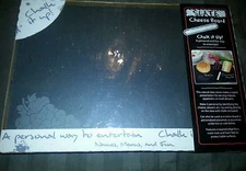 Slate Cheese Board 7.75" x 11.75" Chalk Set Label Cheeses Food Safe! New