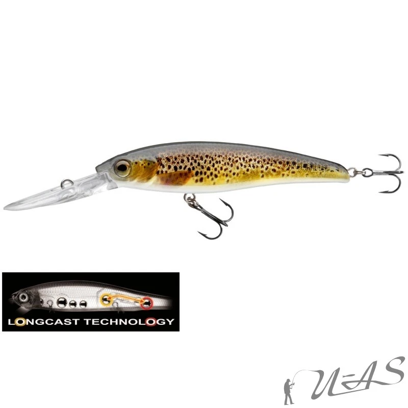 Cormoran Tc Dr Brown Trout Wobbler Deep Rider Rassel 10CM 17G -4,5M Lure Ava
