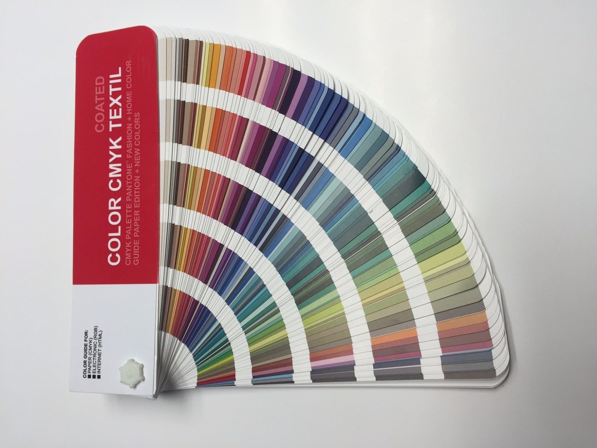 COLOR CMYK TEXTIL Coated/Uncoated - Pantone for digital print | eBay