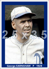 George Earnshaw - 1928 Philadelphia Athletics - choose a size - colorized print