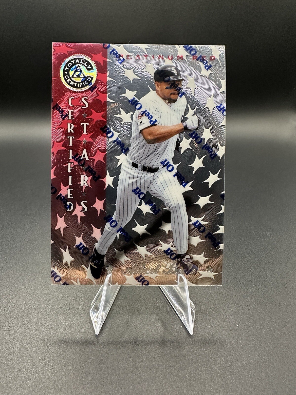 1997 Pinnacle Totally Certified - Platinum Red #140 Albert Belle /3999