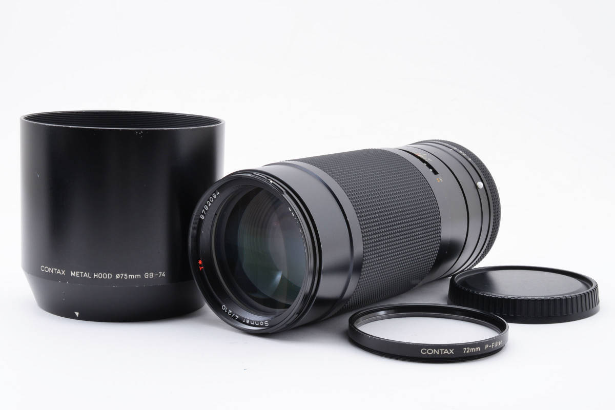 CONTAX Carl Zeiss Sonnar Sonnar 210mm F4 T* 645 Clean and CONTAX Carl Zeiss Sonnar Sonnar 210mm F4 T* 645 Clean and