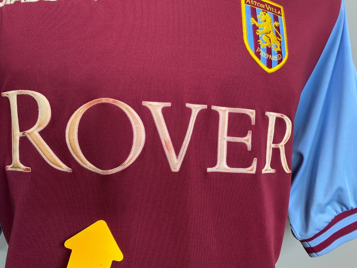ASTON VILLA 2002 2003 DELANEY HOME SHIRT FOOTBALL SOCCER ASTON VILLA 2002 2003 DELANEY HOME SHIRT FOOTBALL SOCCER