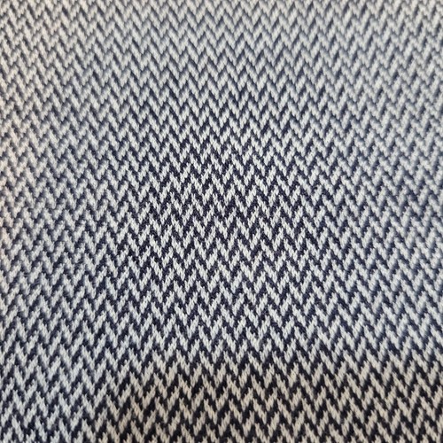 Grant Thomas Polo Mens Extra Large Navy Chevron All Over Short Sleeve Pocket - Picture 8 of 10