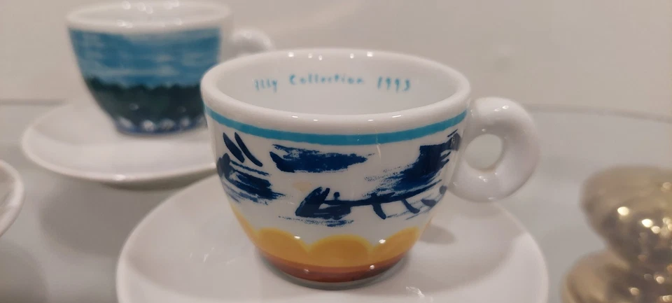 Juego de 4 Colección de Arte Firmada ILLY Prima Collezione - Simone Meentzen Foto 4 de 4